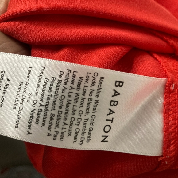 Aritzia Babaton Miguel Dress orange 4 - Picture 4 of 8